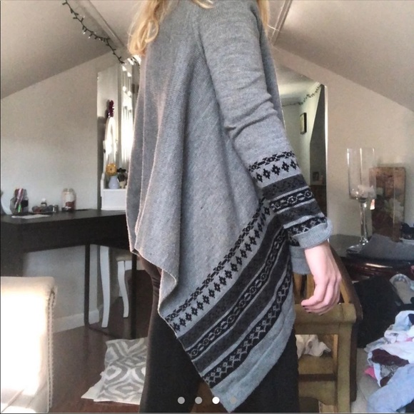 Grey Chunky Cardigan - Picture 3 of 4